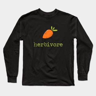 Vegan is Herbivore Long Sleeve T-Shirt